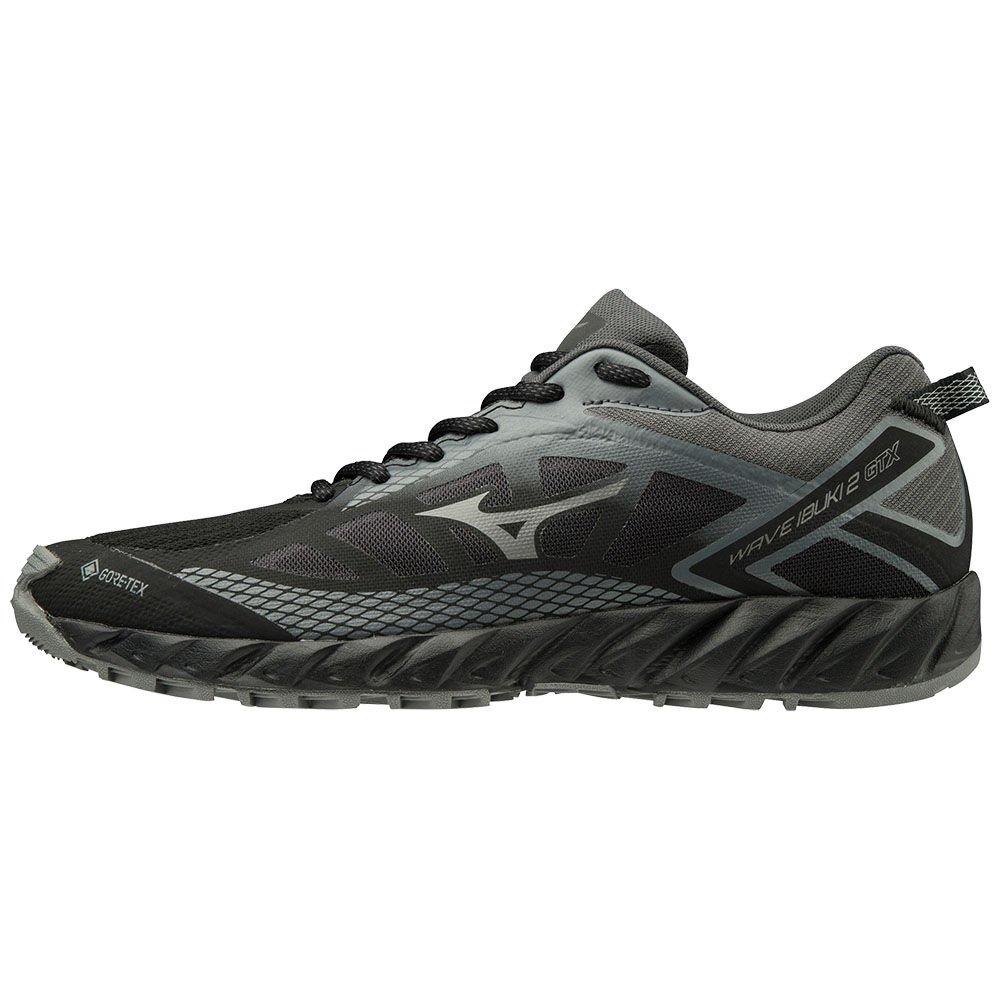 Men's Mizuno Trail Running Shoes Peacock WAVE IBUKI 2 GTX Shoes - J1GJ195934